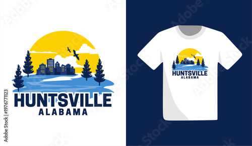 Huntsville Alabama with beautiful natural scenery