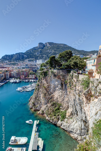 Vue sur le port de Monaco - Principauté de Monaco
