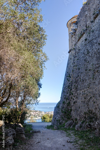 Le Fort du Mont Alban sur la commune de Nice dans le département des Alpes Maritimes