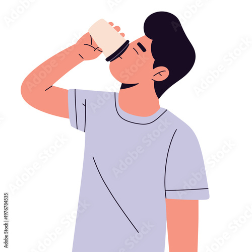 Flat vector illustration of people enjoying food and drinks, including pizza, noodles, fruit, snacks, and beverages. perfect for food blogs, restaurant ads, health topics, menus, social media content