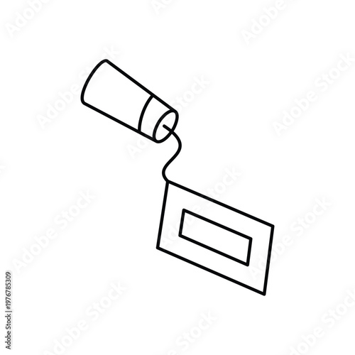 Trowel icon clean and modern vector illustration