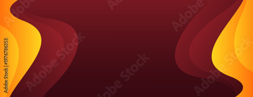 Orange and red gradient dynamic banner background, abstract wave shapes, suitable for sale banners, ad templates, events, headers, covers, and websites