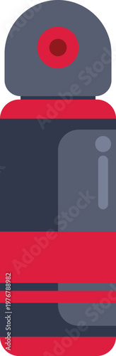 Pepper spray canister illustrating self defense and protection concept