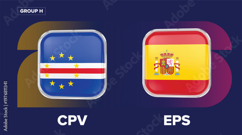 Cape Verde vs Spain - Group H Soccer Match 2026