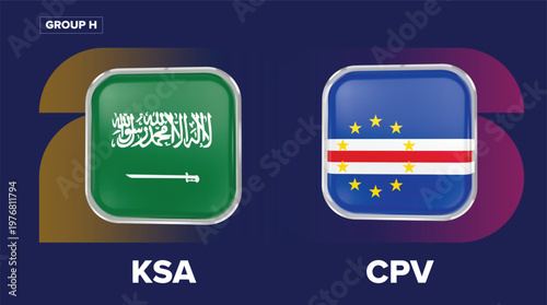 Saudi Arabia vs Cape Verde - Group H Soccer Match 2026