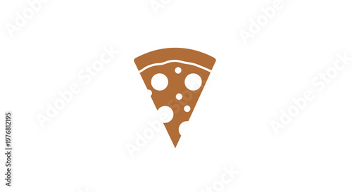 Illustration of a slice of pizza.