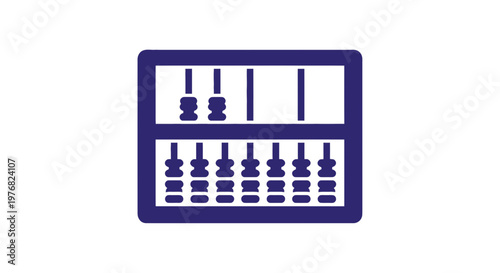 Simple Icon of an Abacus.