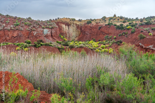 Red Marl Lagoon Area in Murcia’s Semi-Arid Landscape, Murcia, Spain