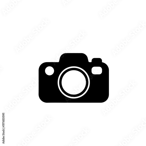Digital Camera Vector Illustration 33 – Modern DSLR Photography Icon