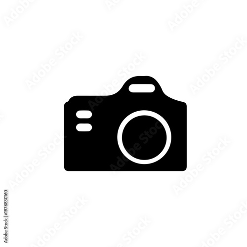 Digital Camera Vector Illustration 36 – Modern DSLR Photography Icon