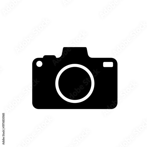 Digital Camera Vector Illustration 35 – Modern DSLR Photography Icon
