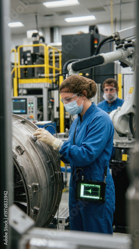 Labolatorium wysokich technologii. Precyzyjne pomiary i badania. Naukowcy posługujący się najnowszą aparaturą.