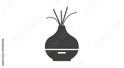 Modern Ultrasonic Aroma Essential Oil Diffuser.