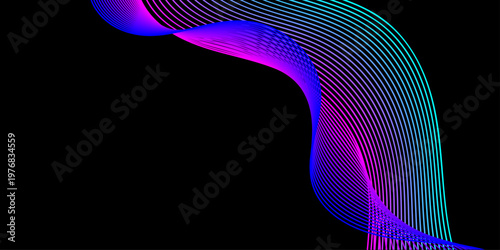 An abstract blue background with flowing waves and geometric lines illustrates a mental silhouette of the ego, forming an artistic representation of the human mind and soul