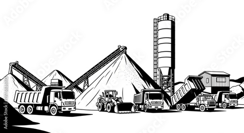 vector construction site