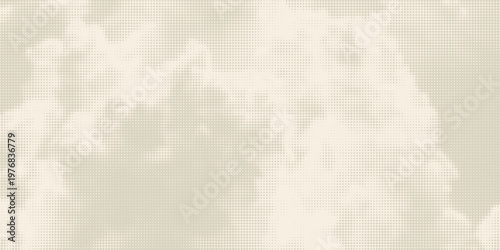 Retro beige halftone paper texture. Vintage craft ecru wallpaper with speckles, flecks, particles. Light cream grunge grain overlay background. Dirty dotted and specked canvas backdrop. Vector