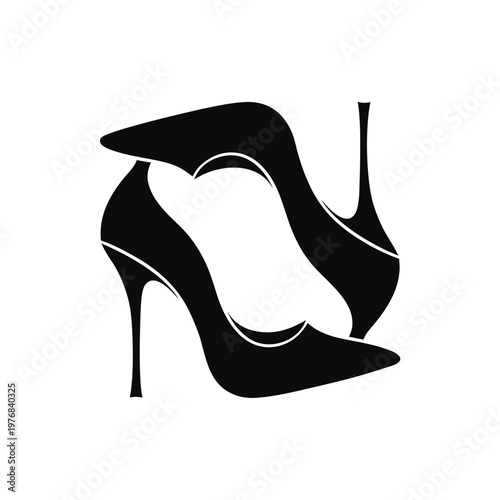 Black high heel shoes, stiletto heels, fashion footwear, luxury stilettos, elegant pumps