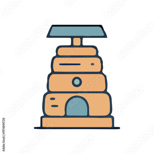 Hand Drawn Beehive Icon