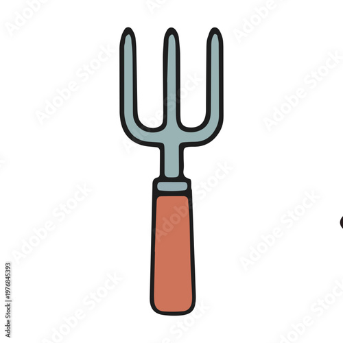Handheld Garden Cultivator Tool Icon