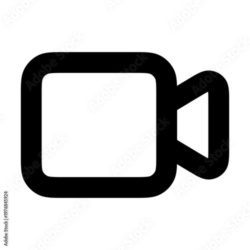 Video Camera Camcorder Multimedia UI Vector Icon