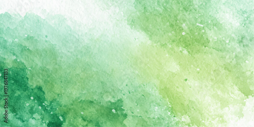Abstract watercolor, a refreshing blend of serene green shades. This design invites viewers to explore the calming strokes and subtle textures, creating a sense of tranquility and artistic expression.