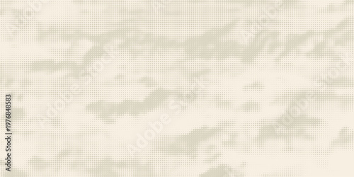 Retro beige halftone paper texture. Vintage craft ecru wallpaper with speckles, flecks, particles. Light cream grunge grain overlay background. Dirty dotted and specked canvas backdrop. Vector