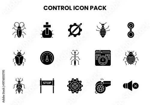 Control Glyph Graphics Icons Pack