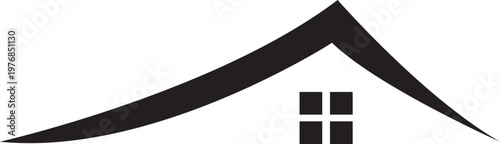 Modern home design logo design vector illustration