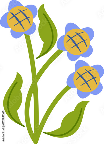 Colorful Flower Illustration