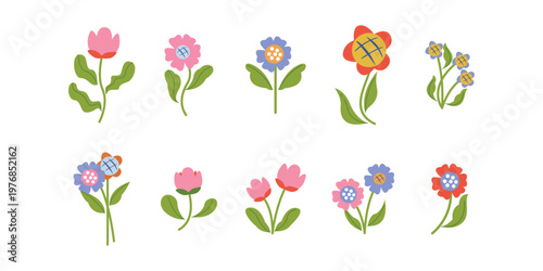 Colorful Flower Illustration