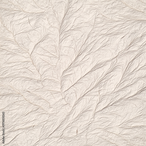 Seamless handmade rice paper texture with visible fibers background.