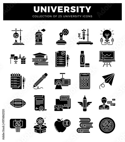 university and education icons.