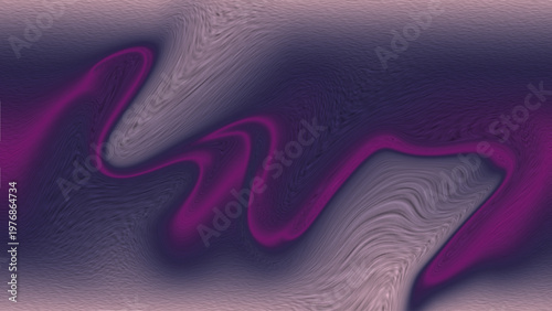 Abstract purple magenta swirling wave pattern with fluid gradients and topographic contours vector illustration design