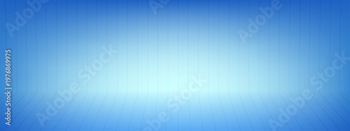 3d blue product background. Abstract neon surface for futuristic studio with limbo glow and wood floor. Empty photography showroom with blurry light layout and spotlight. Beautifull mesh showcase