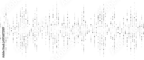 Cross and plus abstract background. Seamless border for hospital and pharmacy design. Geometrical shapes ornament. 