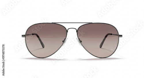 Aviator sunglasses with gradient lenses
