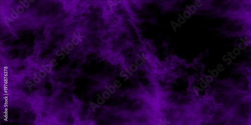 Abstract purple smoke swirls elegantly against a dark backdrop, creating an artistic effect with texture.