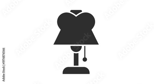 Simple Black Dress Form Mannequin Icon.