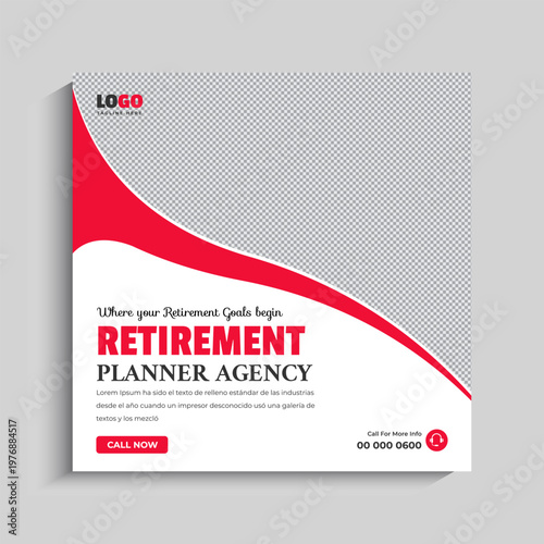 Retirement Planning Agency Social Media Instagram Post Banner