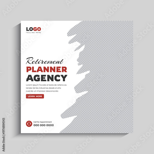 Retirement Planning Agency Social Media Instagram Post Banner