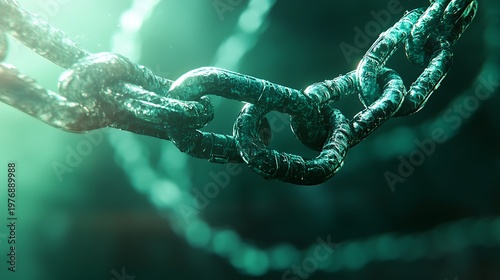 Futuristic digital currency concept with glowing blockchain data streams, virtual coins, and secure financial technology innovation background