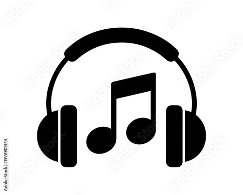 headphones icon vector illustration