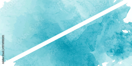 Abstract blue paint ripples on a clean white wall evoke the reflection of clear water in a summer swimming pool during a quiet vacation