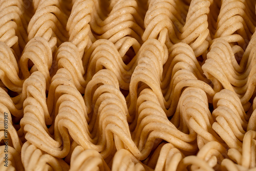 Detailed waves of instant noodle block