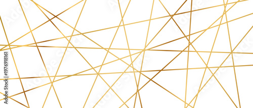 Cuadro en lienzo Straight random chaotic geometric lines form striking abstract vector pattern with irregular angles chaotic arrangement create bold monochrome texture creative contemporary illustration background