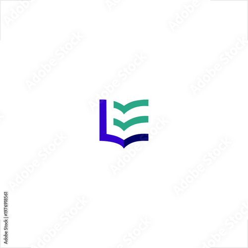 This minimalist education logo featuring an open book and success checkmarks is ideal for online learning platforms, academic institutions, professional certification services, and modern corporate 