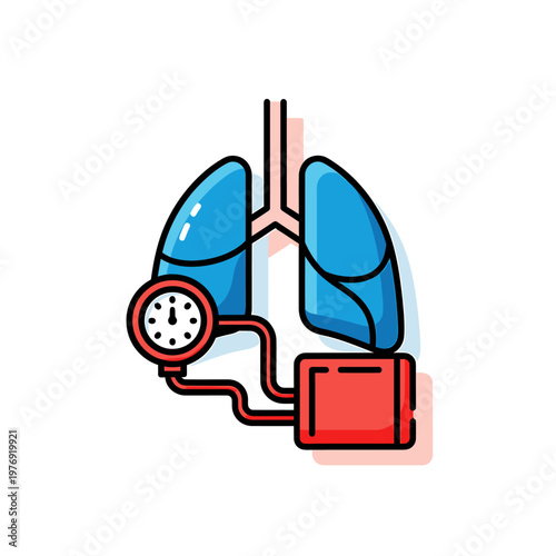 Hari Hipertensi Paru Sedunia World Pulmonary Hypertension Day Awareness Illustration Design Vector