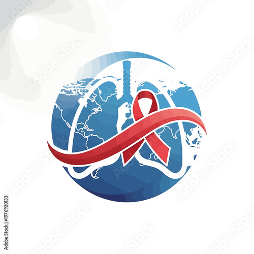 Hari Hipertensi Paru Sedunia World Pulmonary Hypertension Day Awareness Illustration Vector Graphic