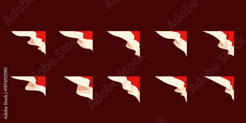 Indonesian Flag Corner 