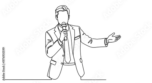 A man in a suit giving a speech.